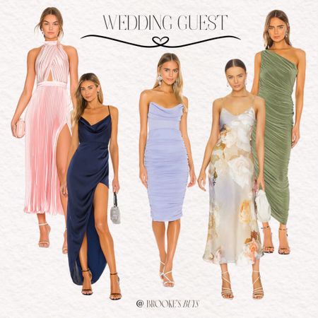 Check out all the wedding guest dresses from Revolve. There are so many colors and styles to choose from. #weddingguest #partydress #cocktaildress

#LTKwedding #LTKparties #LTKstyletip