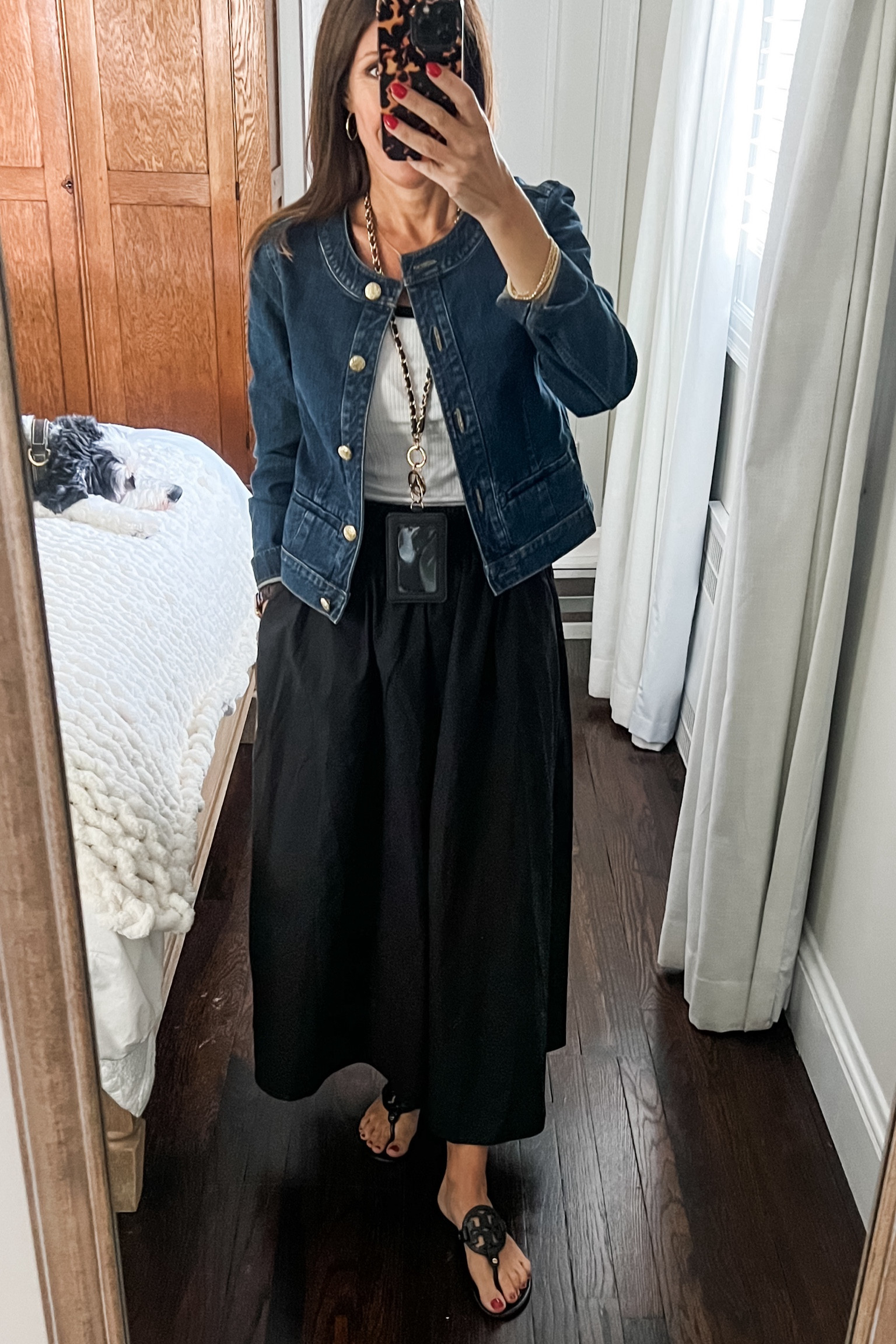 Target Skirt and Denim Cropped Jacket - Teacher Outfit
I am wearing an xs in both the skirt and jacket and a small in the tank.

#LTKFindsUnder50 #LTKBacktoSchool #LTKOver40