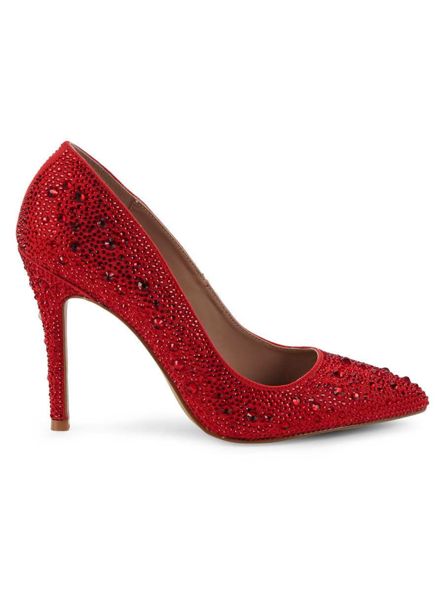 Charles by Charles David Women's Embellished Stiletto Pumps - Red - Size 9.5 | Saks Fifth Avenue OFF 5TH