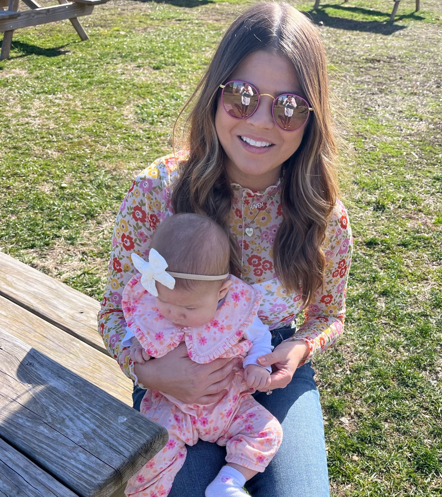 Floral long sleeve top! Spring outfit!  Vici spring top! Baby girl floral romper! 

#LTKSpringSale #LTKfindsunder50 #LTKSeasonal