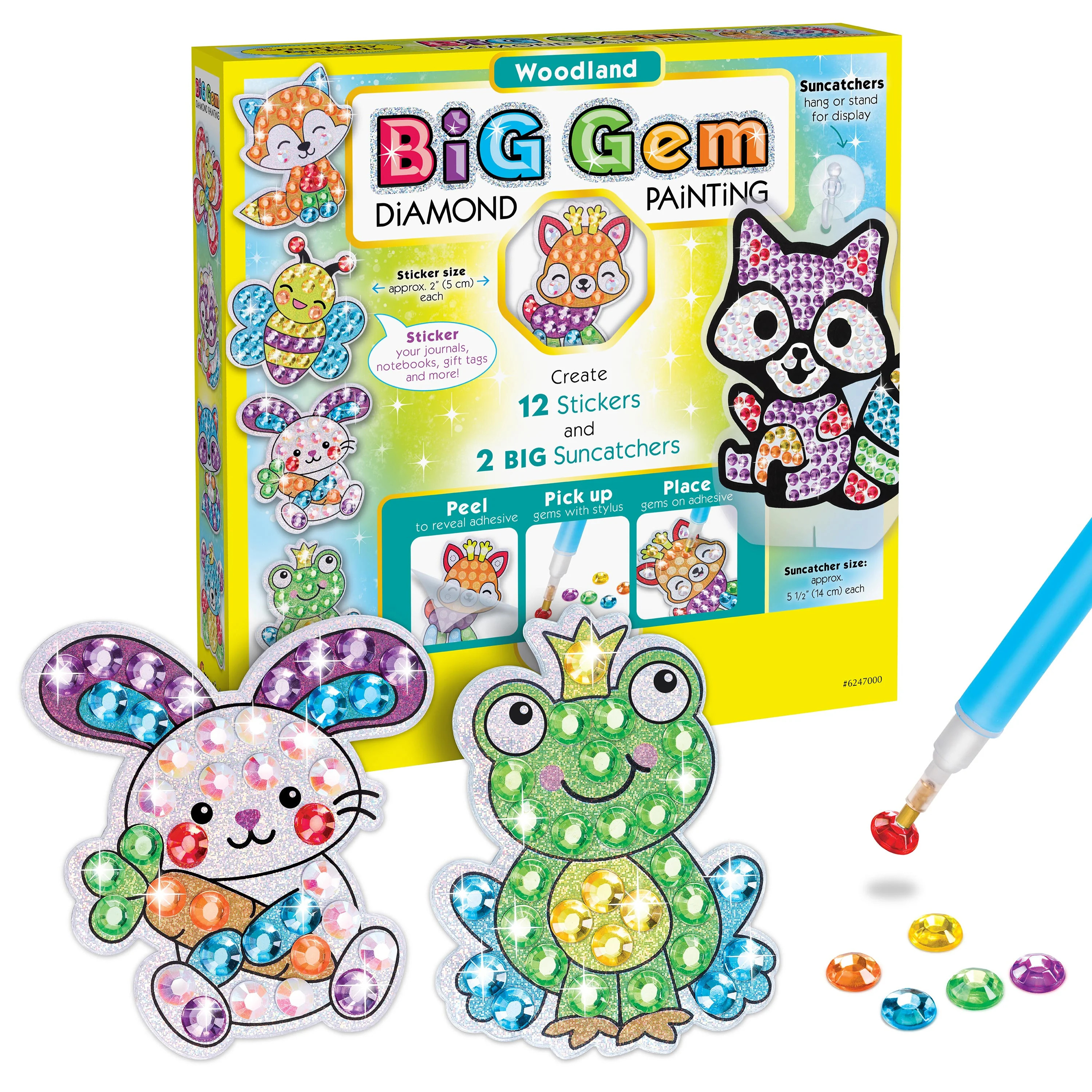 Creativity for Kids Big Gem Diamond Painting Woodland- Child, Beginner Craft Kit for Boys and Gir... | Walmart (US)