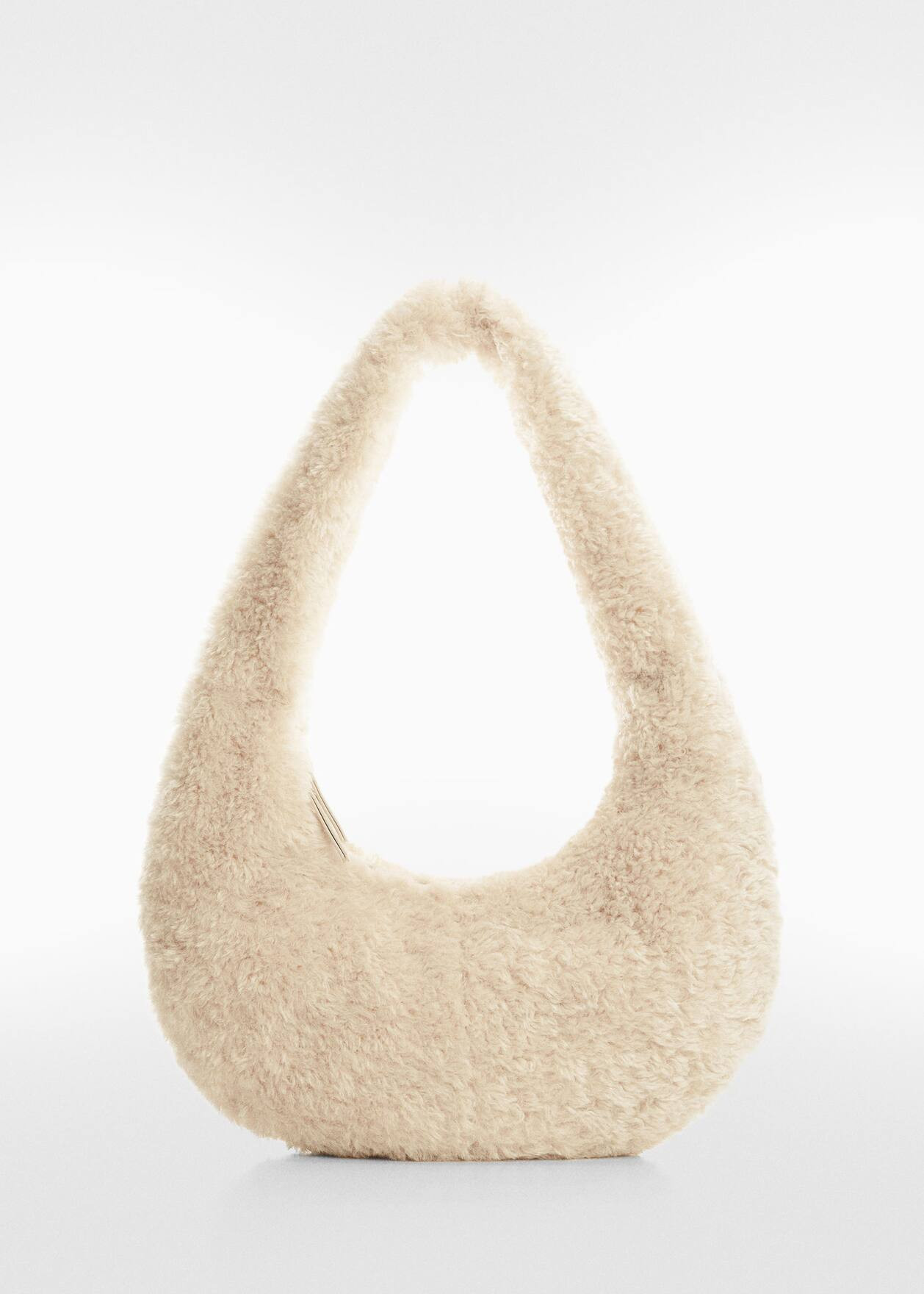 Fur-effect shoulder bag -  Woman | Mango Canada | Mango Canada