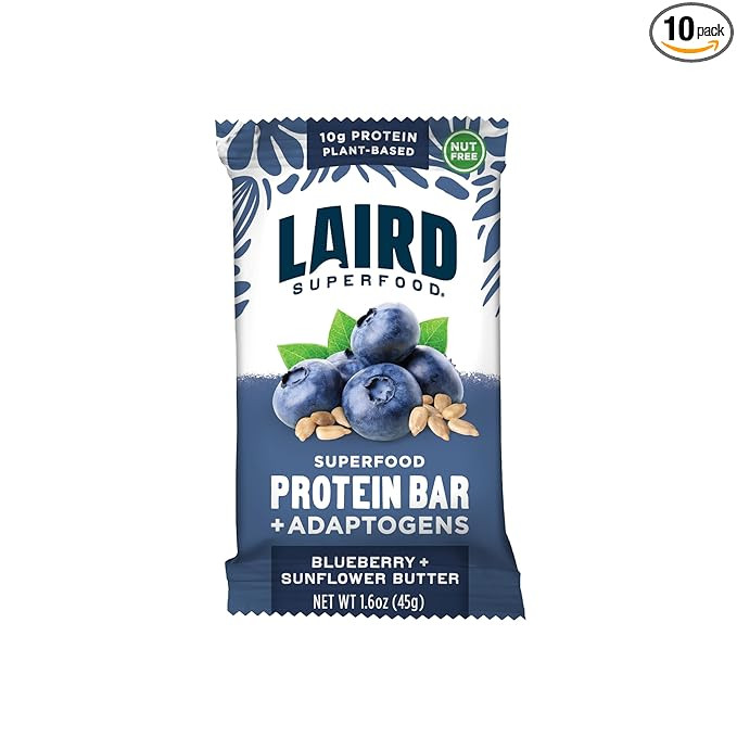 Laird Superfood Functional Protein Bars, Protein Bar but Better with Real Ingredients, Functional... | Amazon (US)