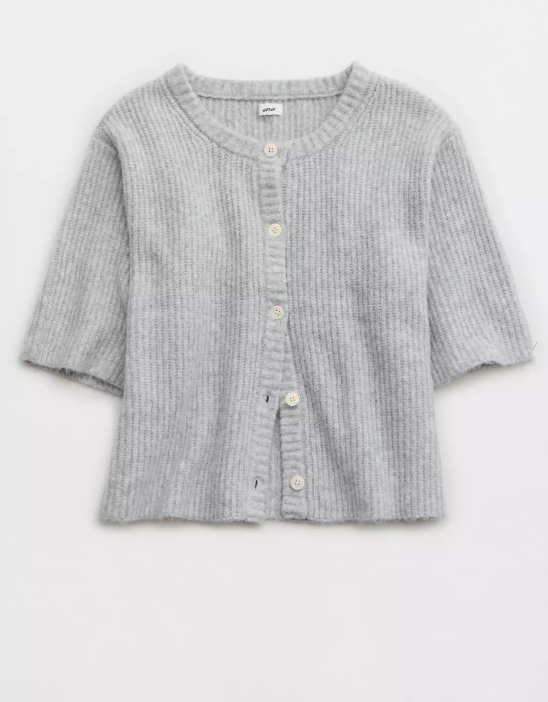 Aerie Unreal Short Sleeve Cardigan | Aerie