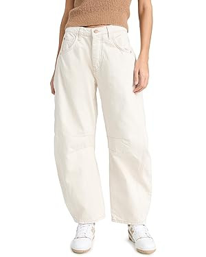 FP Movement Women's We The Free Good Luck Mid-Rise Barrel Jeans | Amazon (US)