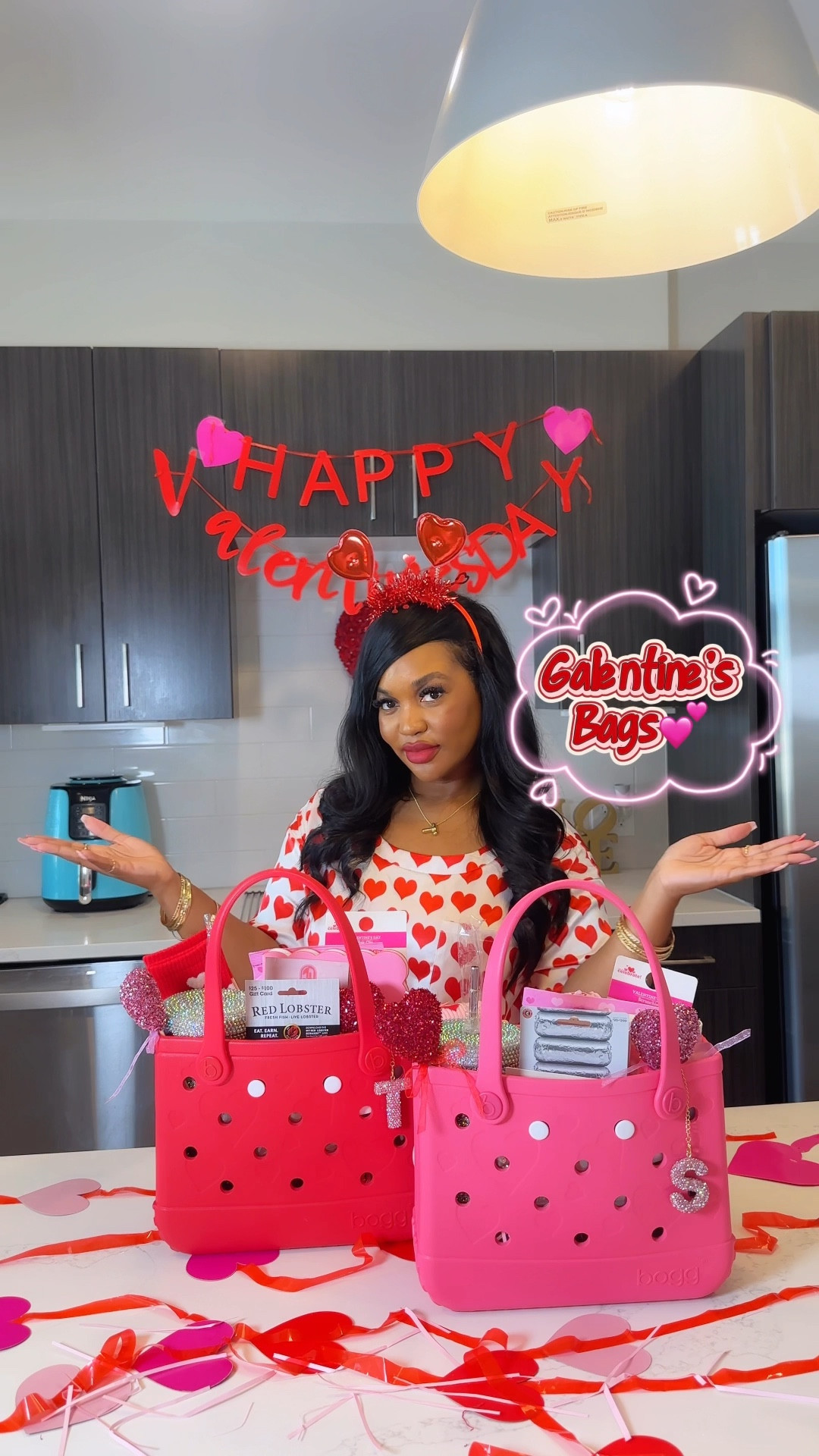 Galentine’s Day Gift Bags 💕 
Most of these items were purchased from various stores. My Bogg Bag is the Bitty size. The
Journals & AirPod cases are from TJMaxx💋💕

#LTKWatchNow #LTKParties #LTKGiftGuide