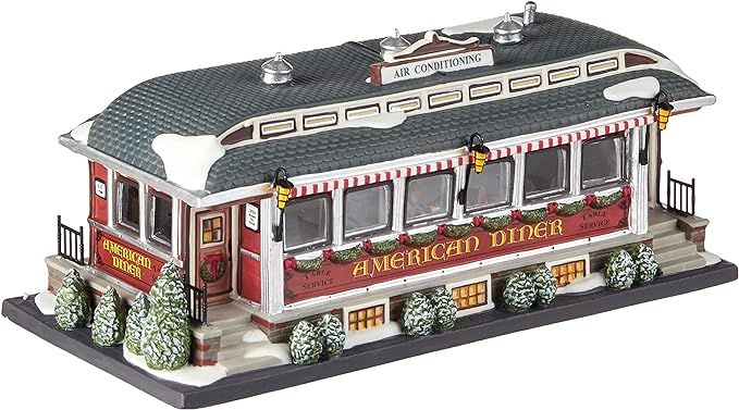 Department 56 Christmas in the City American Diner | Amazon (US)
