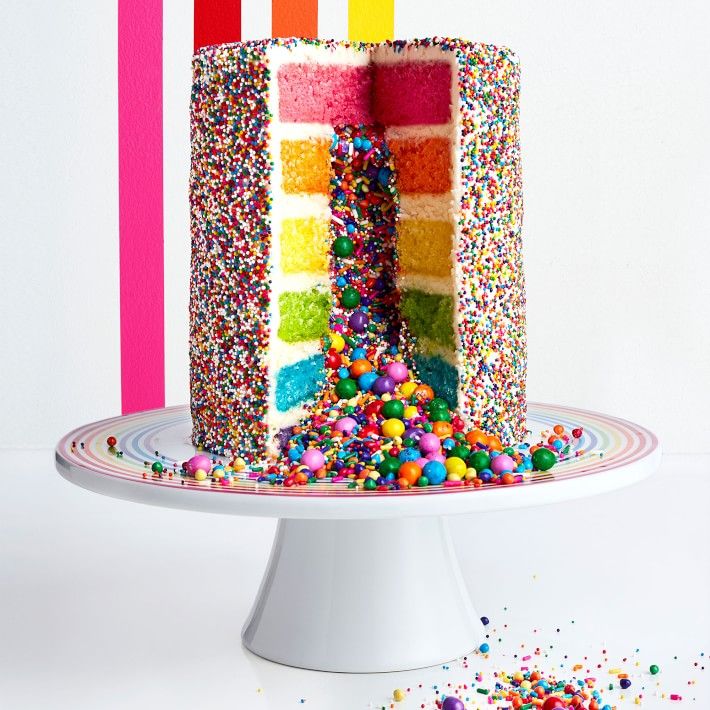 Flour Shop Rainbow Explosion Cake Kit | Williams-Sonoma