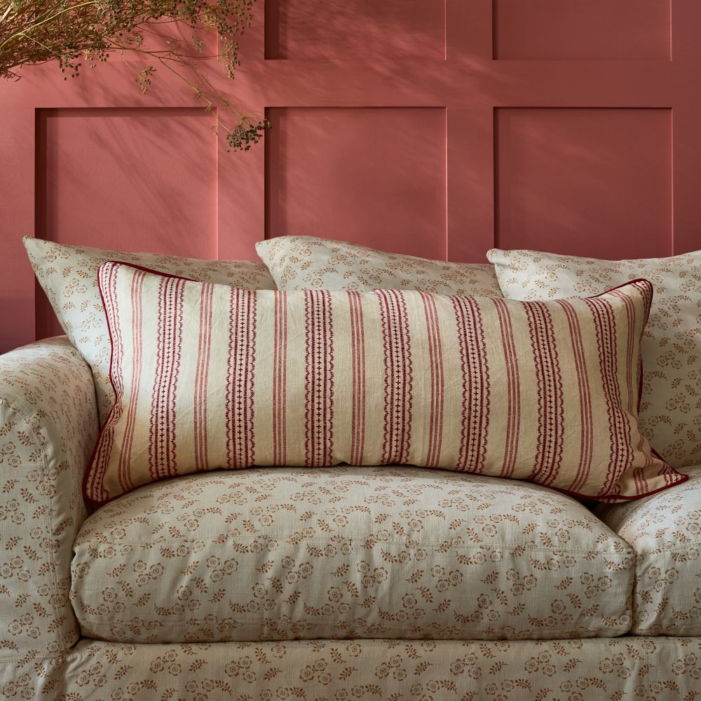 Printed Stripe Pillow Cover | GreenRow