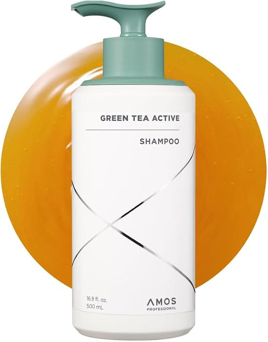 AMOS PROFESSIONAL Green Tea Active Shampoo l Anti-Aging for Fine, Thinning Hair | Protects Scalp ... | Amazon (US)