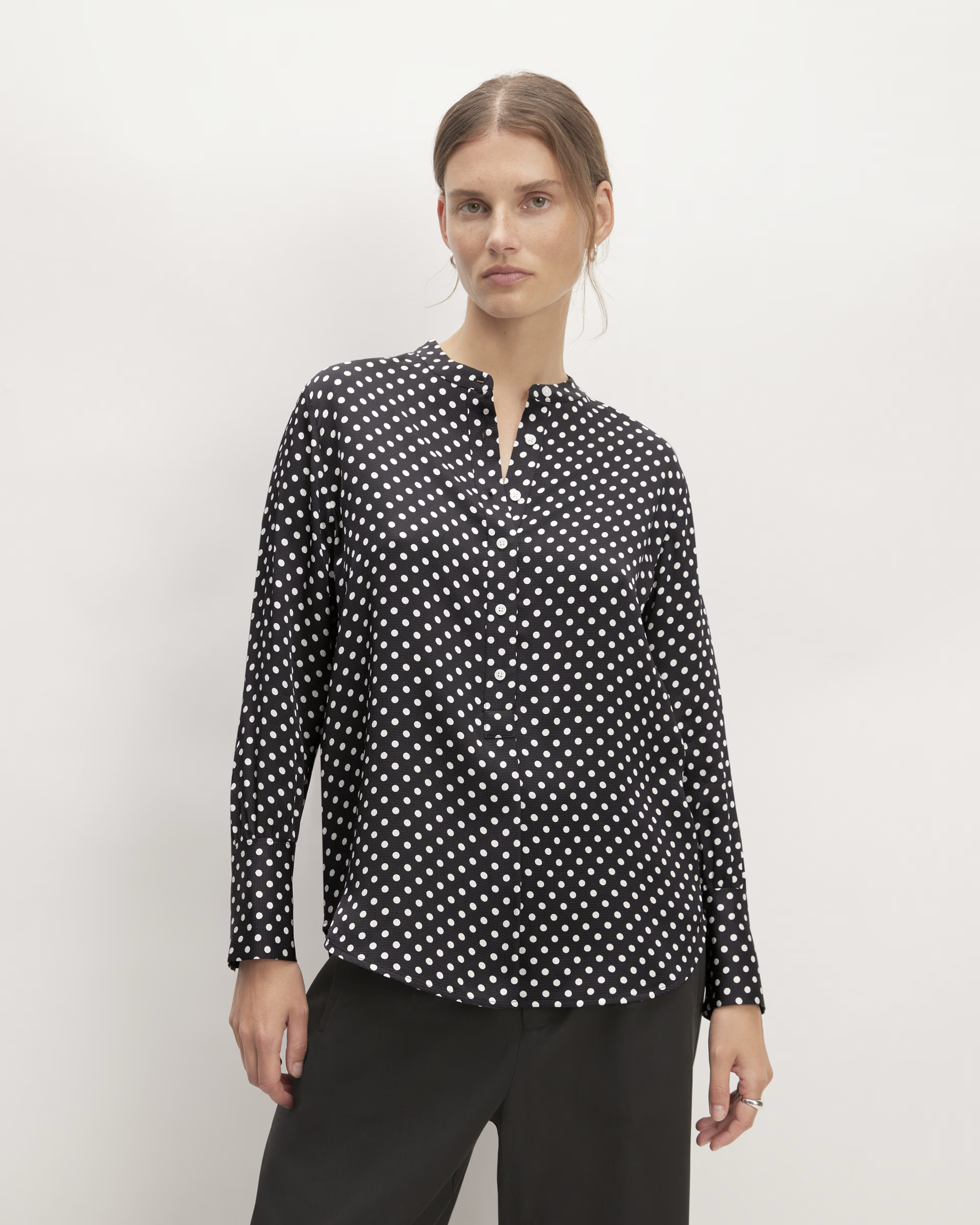 The Hammered Satin Popover Shirt | Everlane