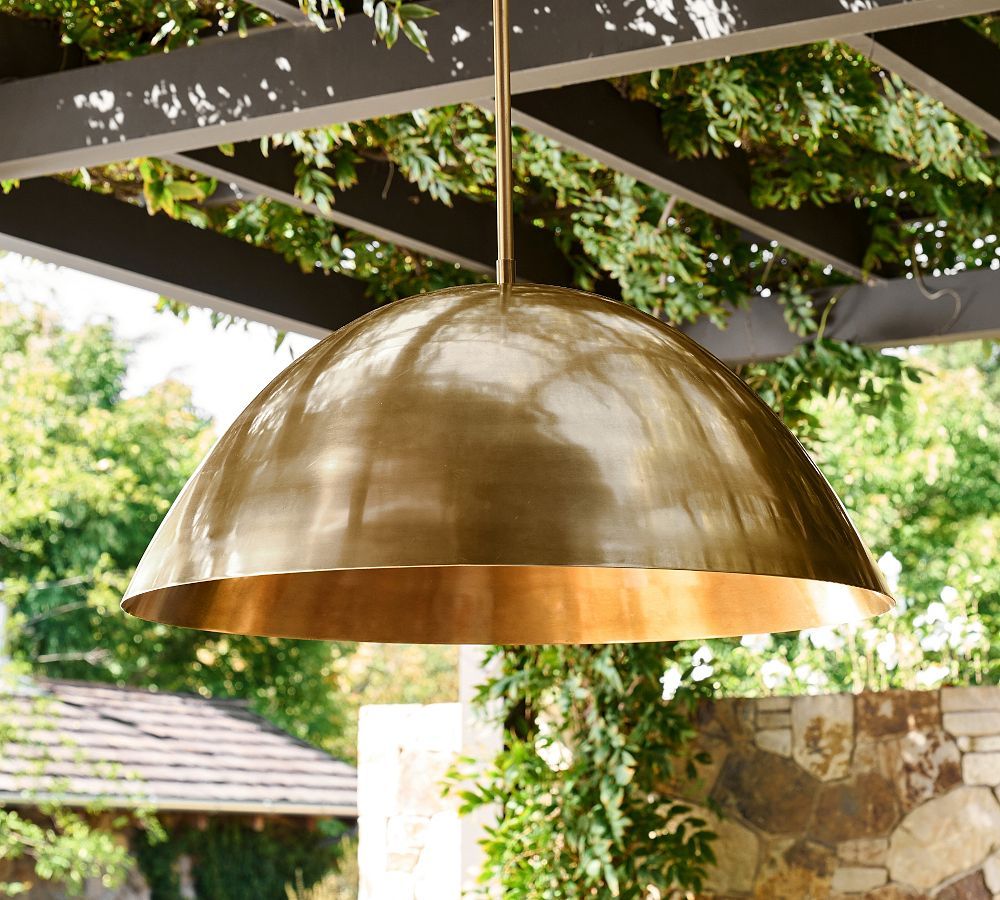 Sloane Metal Dome Pendant | Pottery Barn (US)