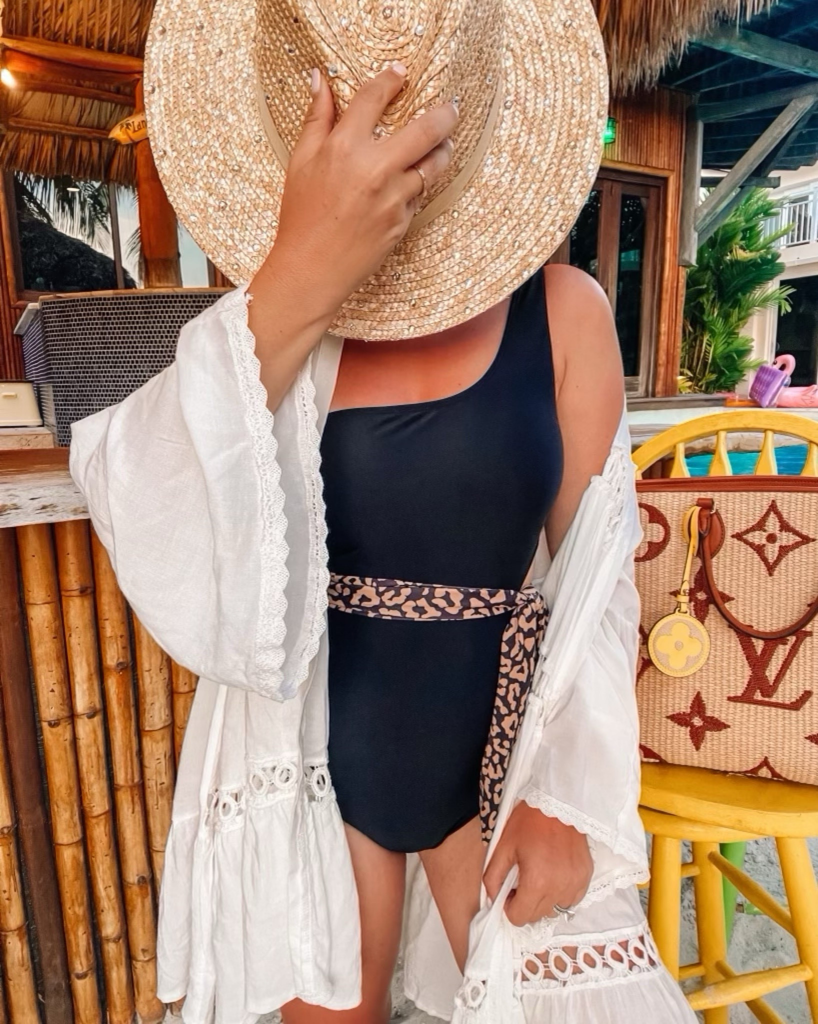 Leopard belted swimsuit 

#LTKStyleTip #LTKSaleAlert #LTKFindsUnder50