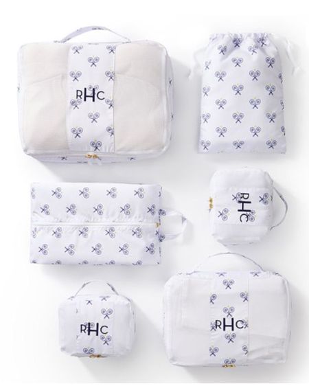 Personalized 6 piece travel pouch set. Use to pack cosmetics, skincare, jewelry, socks + intimates or any small items. Mother’s Day gift idea 🌸

#LTKGiftGuide #LTKtravel #LTKFind