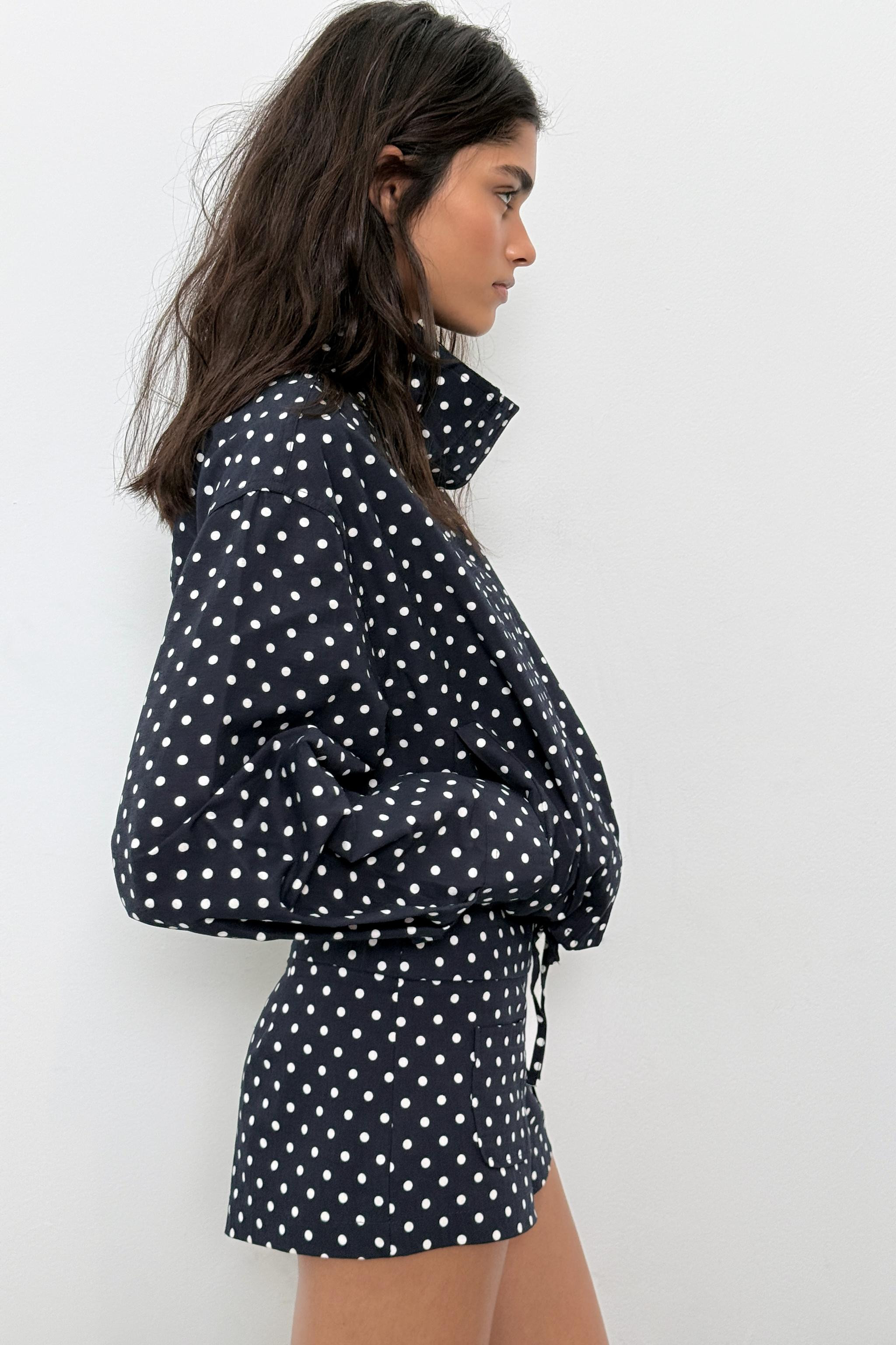 PUFFY JACKET WITH DOTS | Zara UK