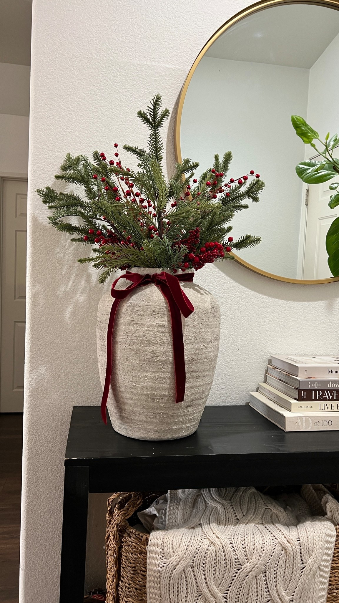 Holiday stems, holiday home decor berry stems in a planter. Planter from Hobby Lobby everything else linked heree

#LTKHome #LTKHoliday #LTKFindsUnder100