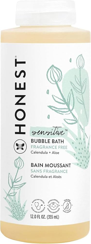 The Honest Company Foaming Bubble Bath | Gentle for Baby | Naturally Derived, Tear-free, Hypoalle... | Amazon (US)