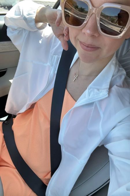 Orange workout dress! workout outfits - casual outfit inspo - summer outfit inspo - summer workout outfit ideas - comfy cute outfit inspo - petite fashion 

#LTKSeasonal