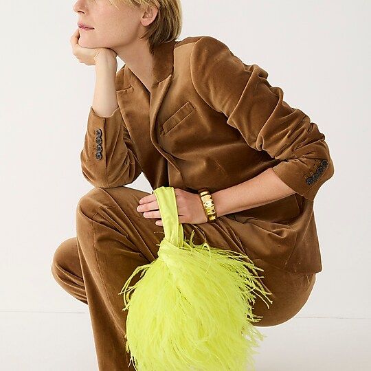 Santorini bag with feathers | J.Crew US