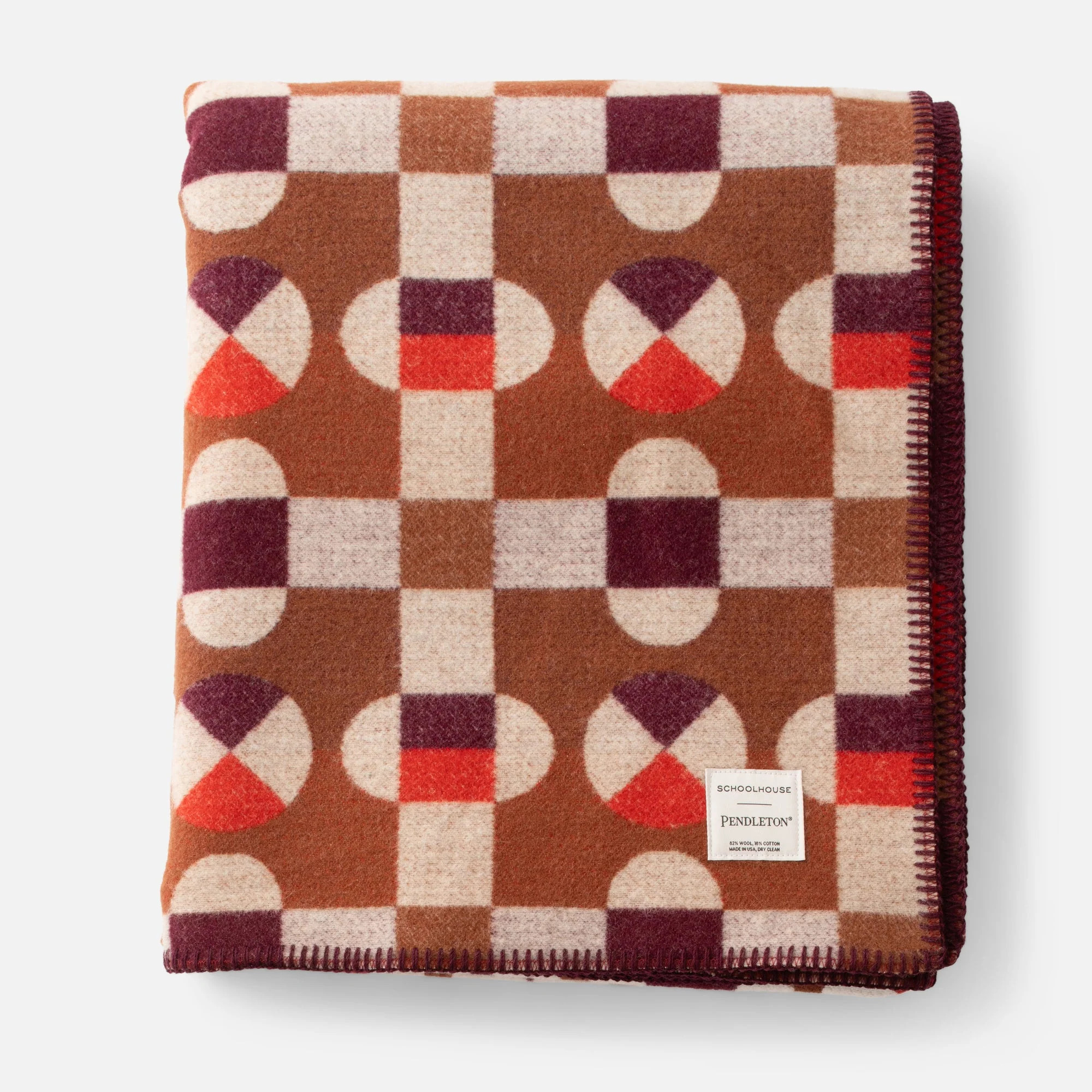 Schoolhouse x Pendleton® Hopscotch Wool Blanket | Schoolhouse