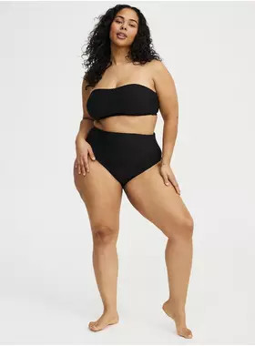 Smocked Cheeky Swim Bottom | Torrid (US & Canada)