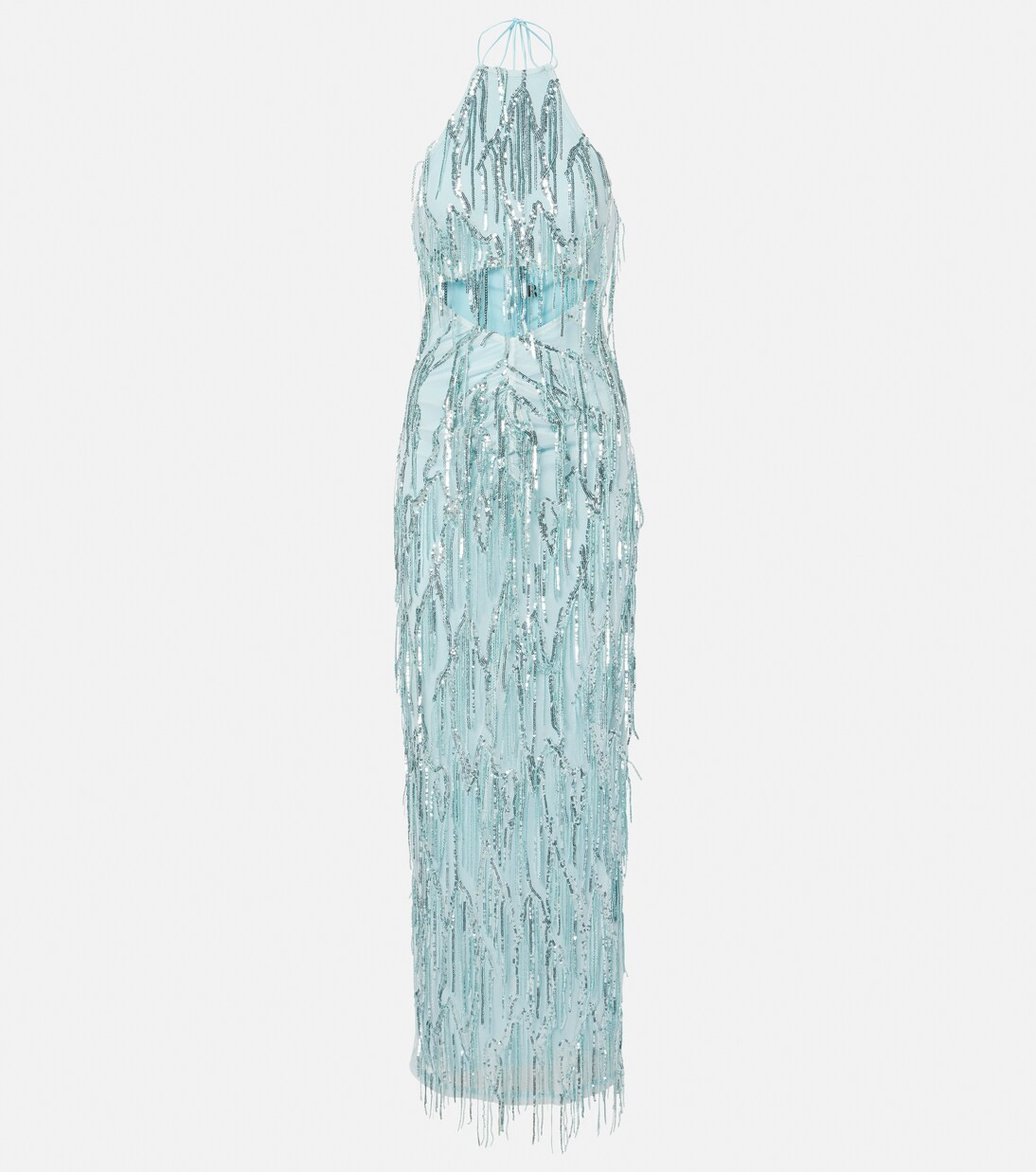 Cutout fringed sequined maxi dress | Mytheresa (US/CA)