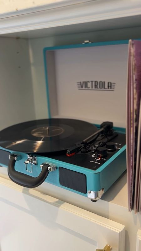 Victrola record player adds a fun way to listen to music!

#LTKhome #LTKVideo