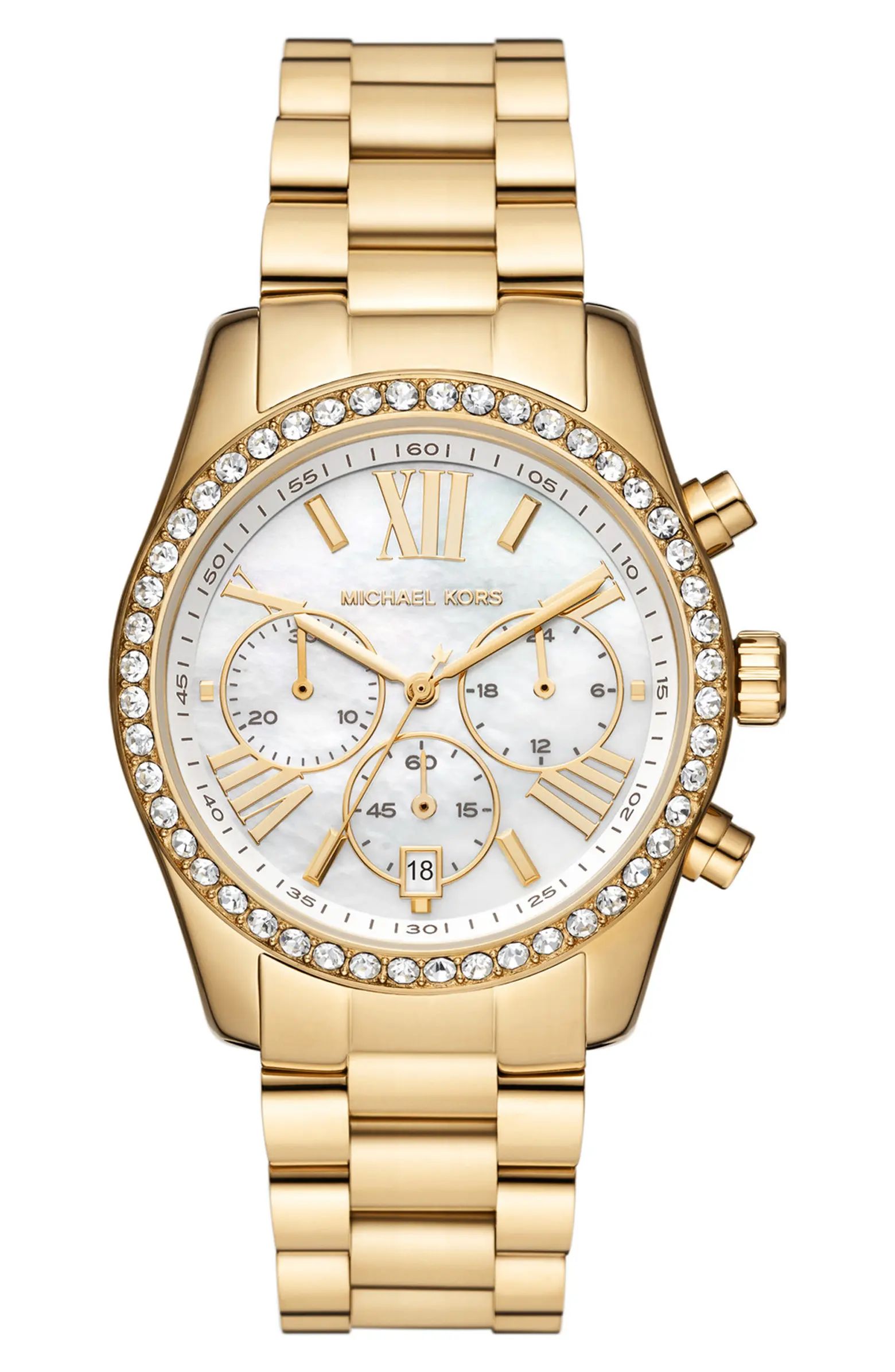 Lexington Pavé Chronograph Bracelet Watch, 38mm | Nordstrom