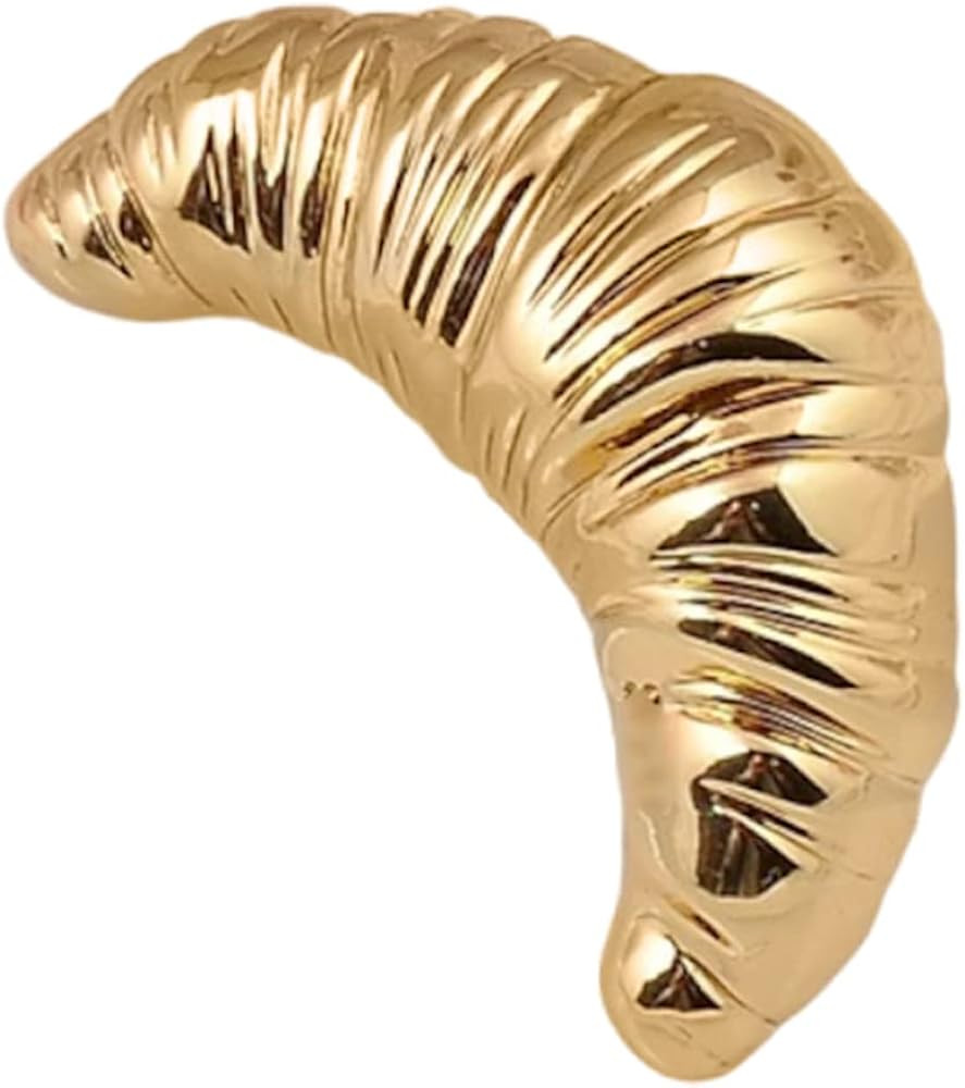 Funny Croissant Brooch Pin - Trendy Croissant Brooch Accessory for Girls, Teens, Women, and Men | Amazon (US)