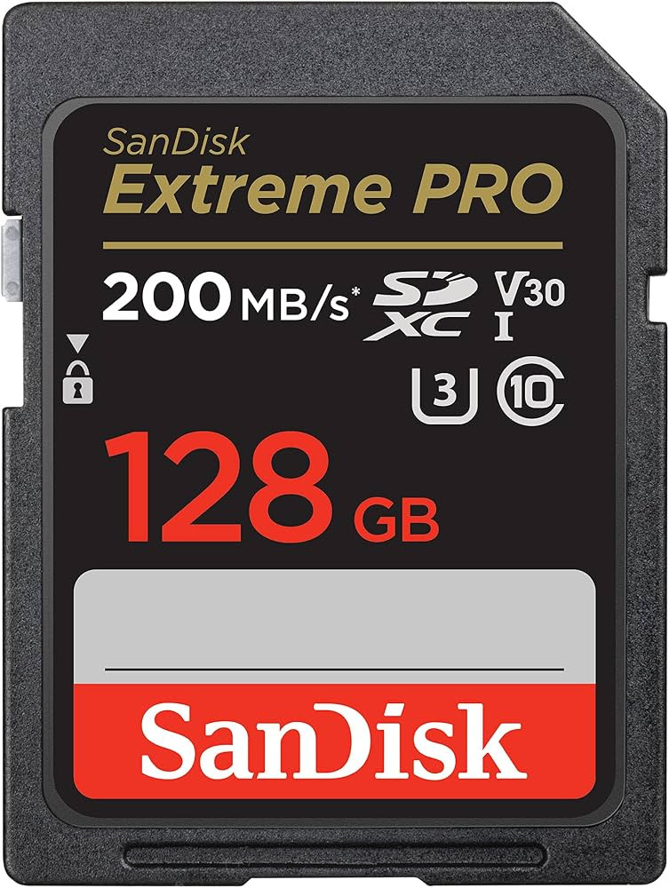 SANDISK 128GB Extreme PRO SDXC UHS-I Memory Card - C10, U3, V30, 4K UHD, SD Card - SDSDXXD-128G-G... | Amazon (US)