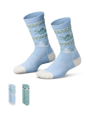 Nike Little Kids' Dri-FIT Fairisle Crew Socks (2 Pairs) | Nike (US)