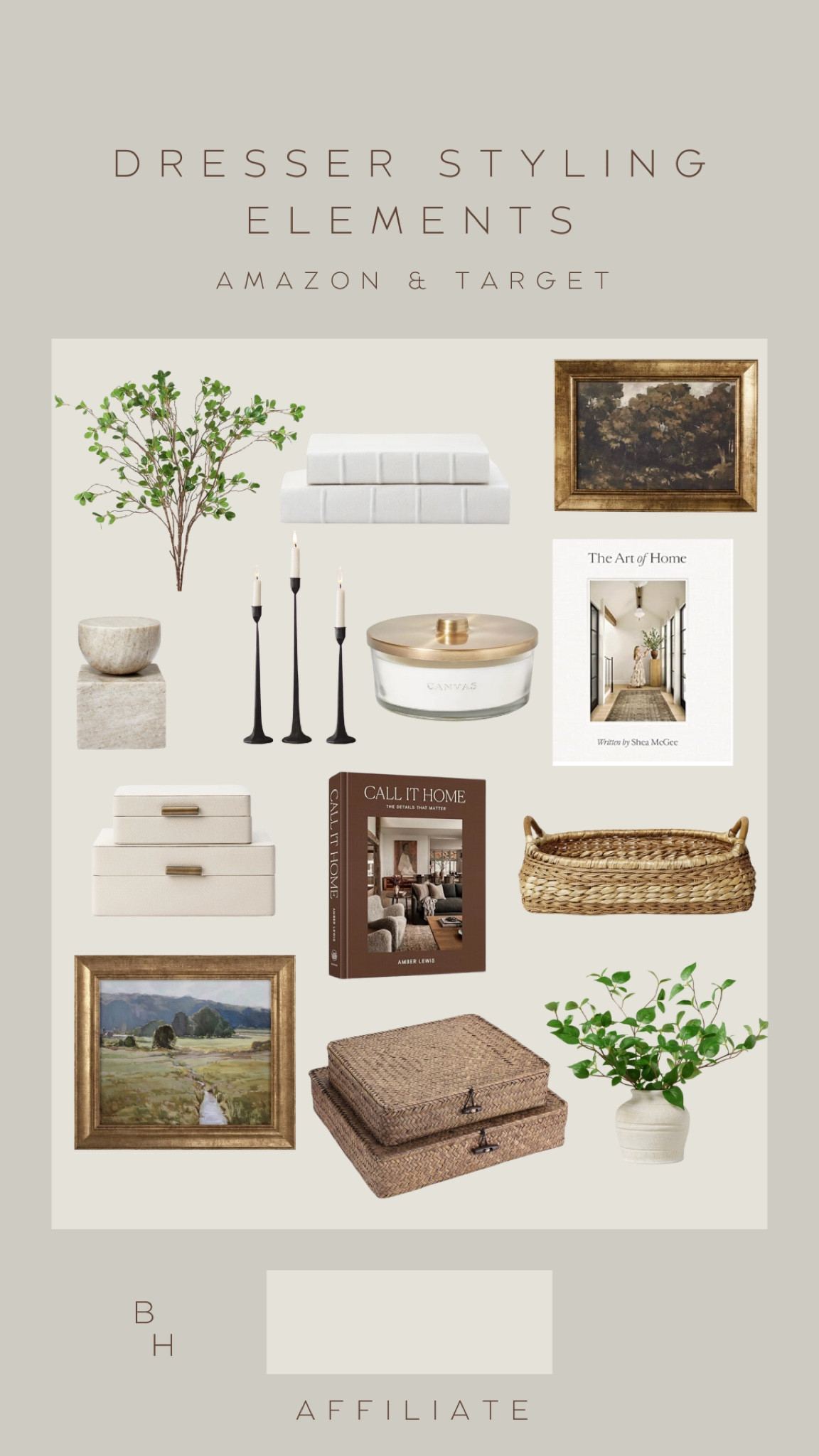 Amazon and Target styling pieces, dresser styling, Amazon, Target, on sale, bedroom dresser layering. 

#LTKFindsUnder50 #LTKFindsUnder100 #LTKHome