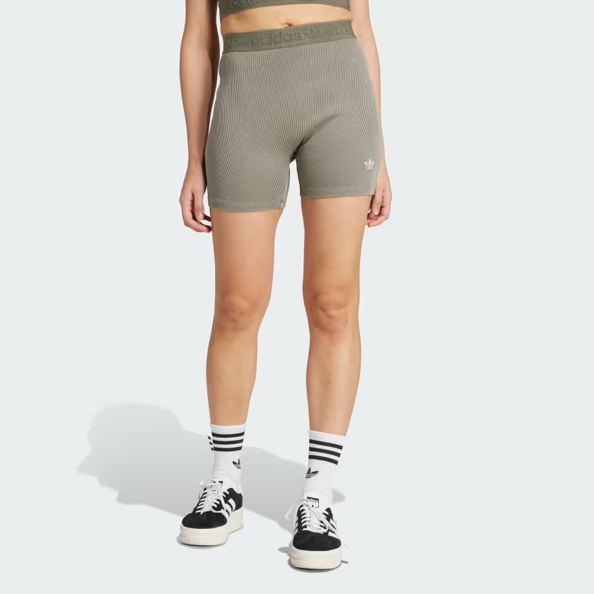 Essentials Rib 1/4 Washed Shorts | adidas (US)