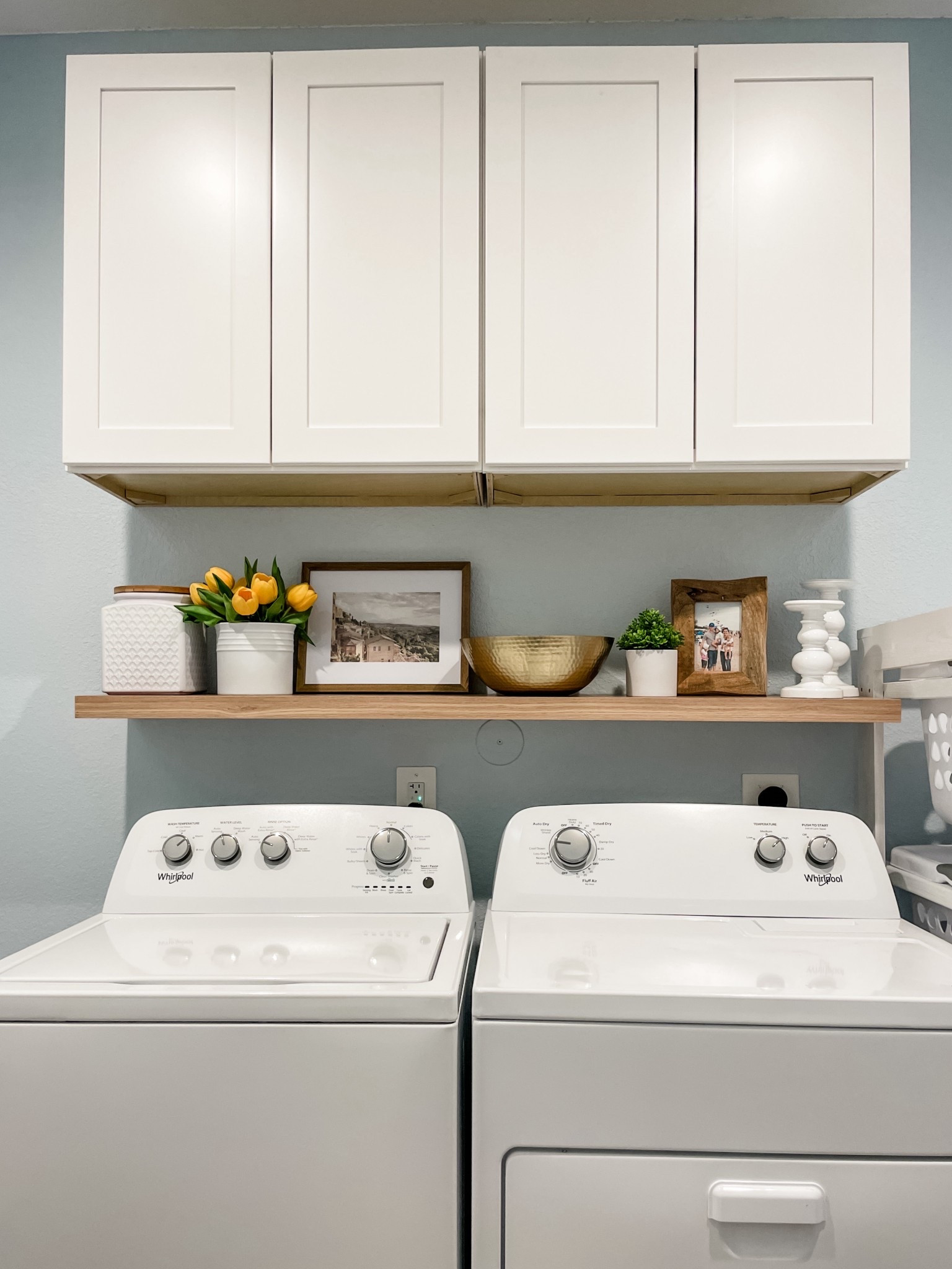 The laundry room can get messy quick, so having the right systems can help a little in this space. I still love the Ultra shelf, cabinets and laundry basket storage in my laundry room. I still battle messes, but it would be a lot worse without these hardworking surfaces and storage. I always start with the problems I want to solve in an area and then I work towards making the solution simple, functional and beautiful. 

#LTKHome