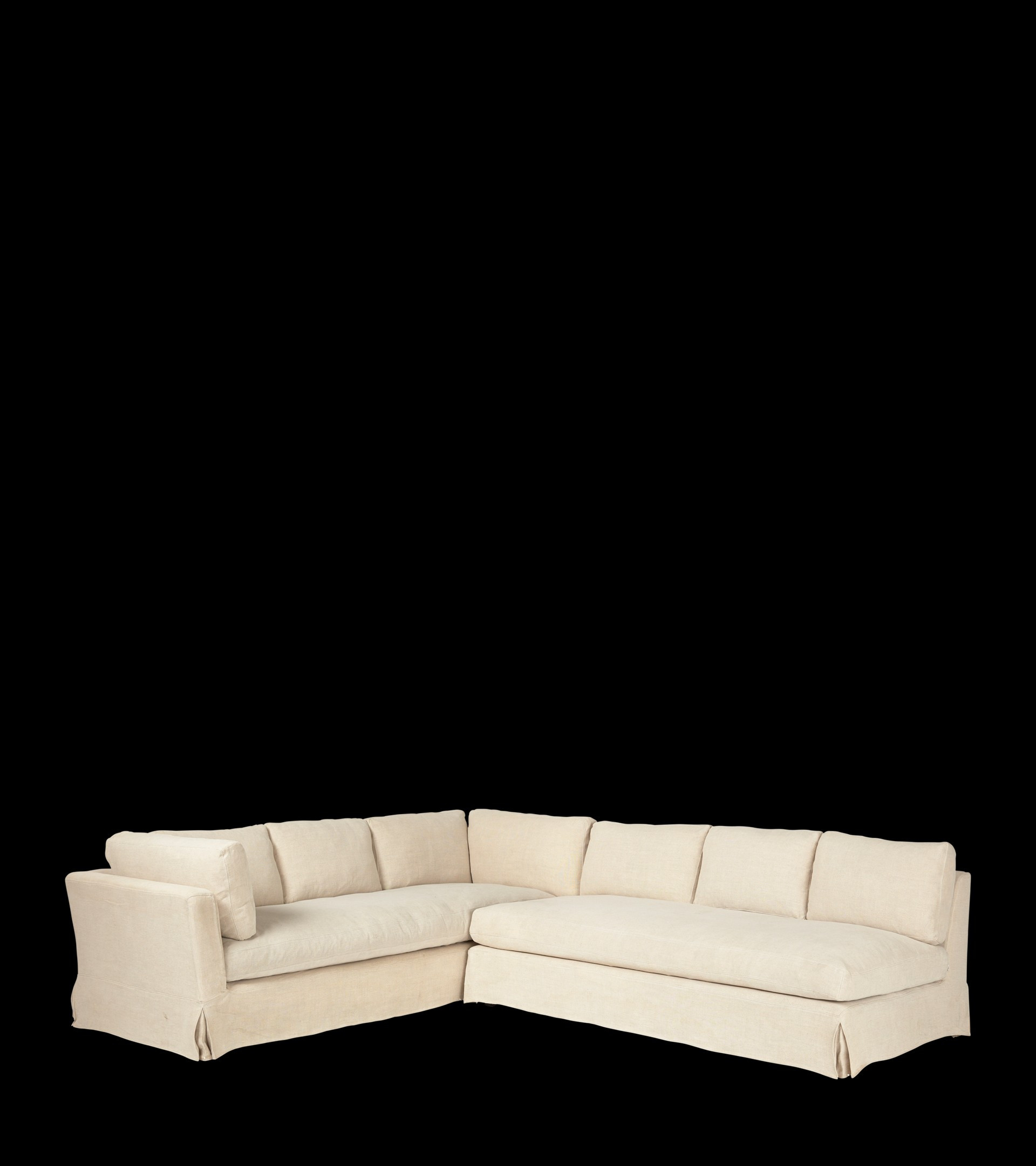 Pietro Corner Sofa - Natural | OKA UK