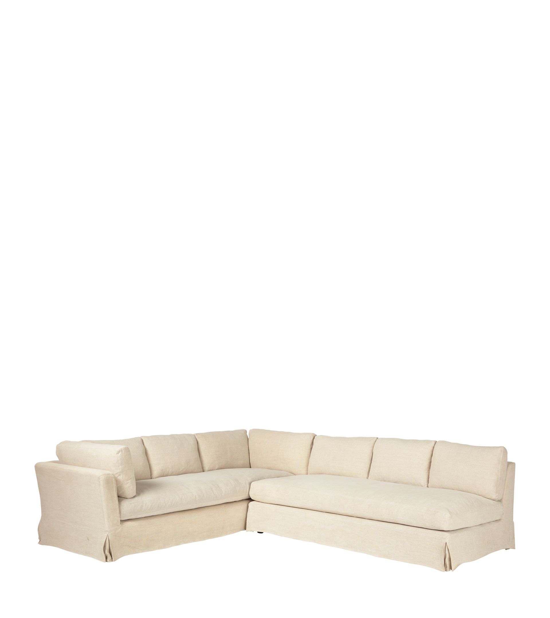 Pietro Corner Sofa - Natural | OKA UK