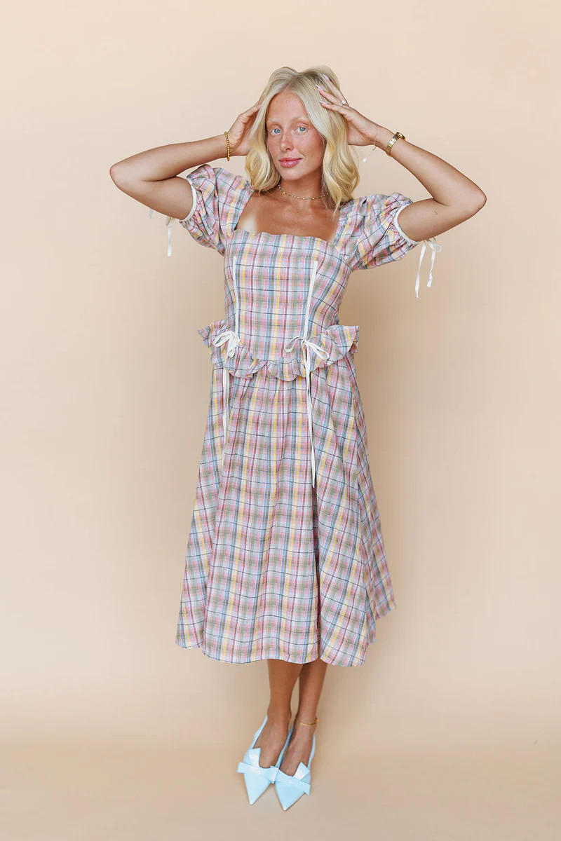 Dorothy Plaid Midi | Henly