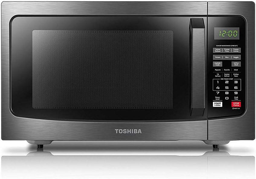 TOSHIBA EM131A5C-BS Countertop Microwave Ovens 1.2 Cu Ft, 12.4" Removable Turntable Smart Humidit... | Amazon (US)
