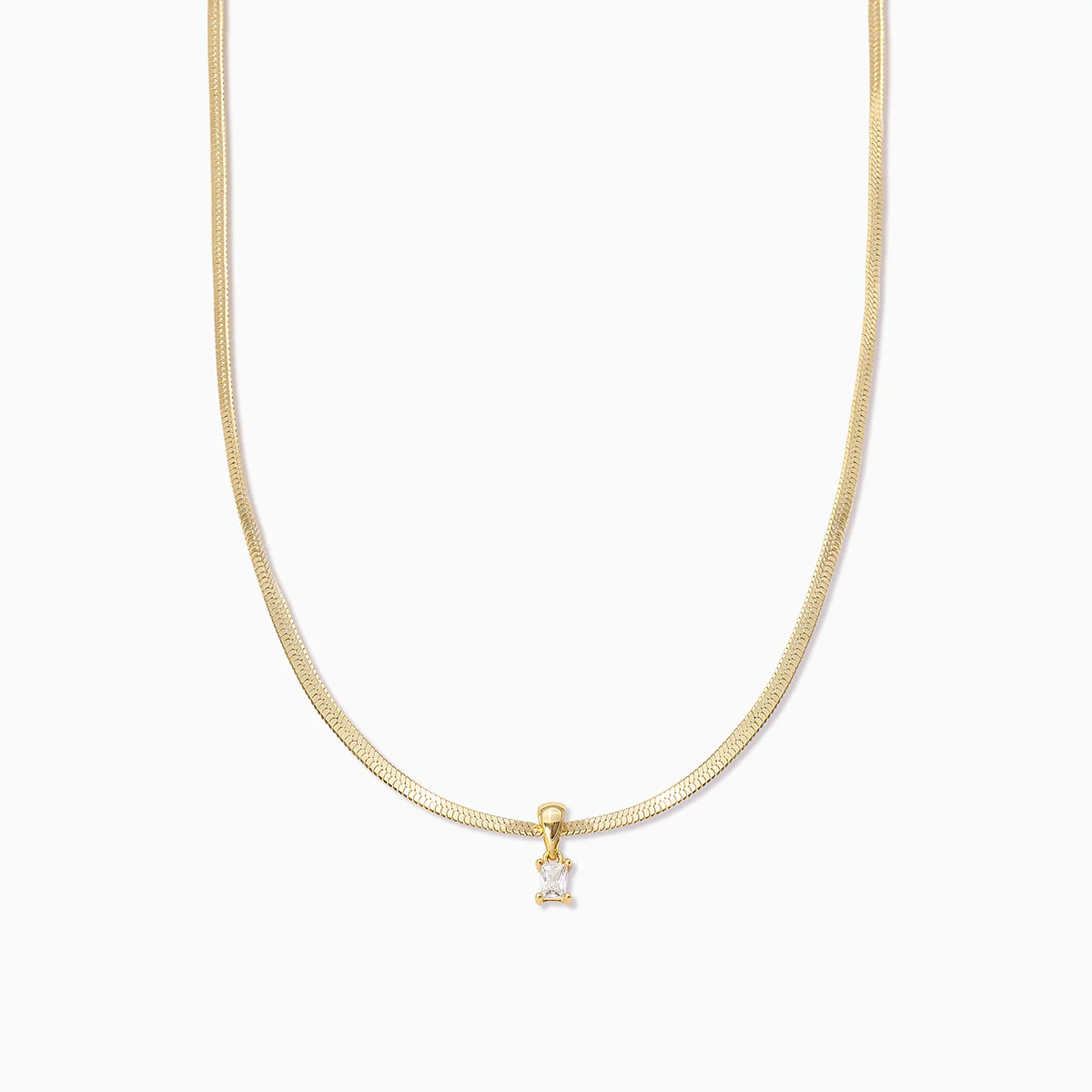 Work It Herringbone Chain Necklace | Uncommon James