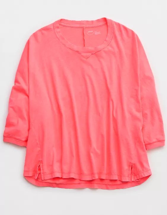 Aerie Summer House Slouchy Oversized T-Shirt | Aerie