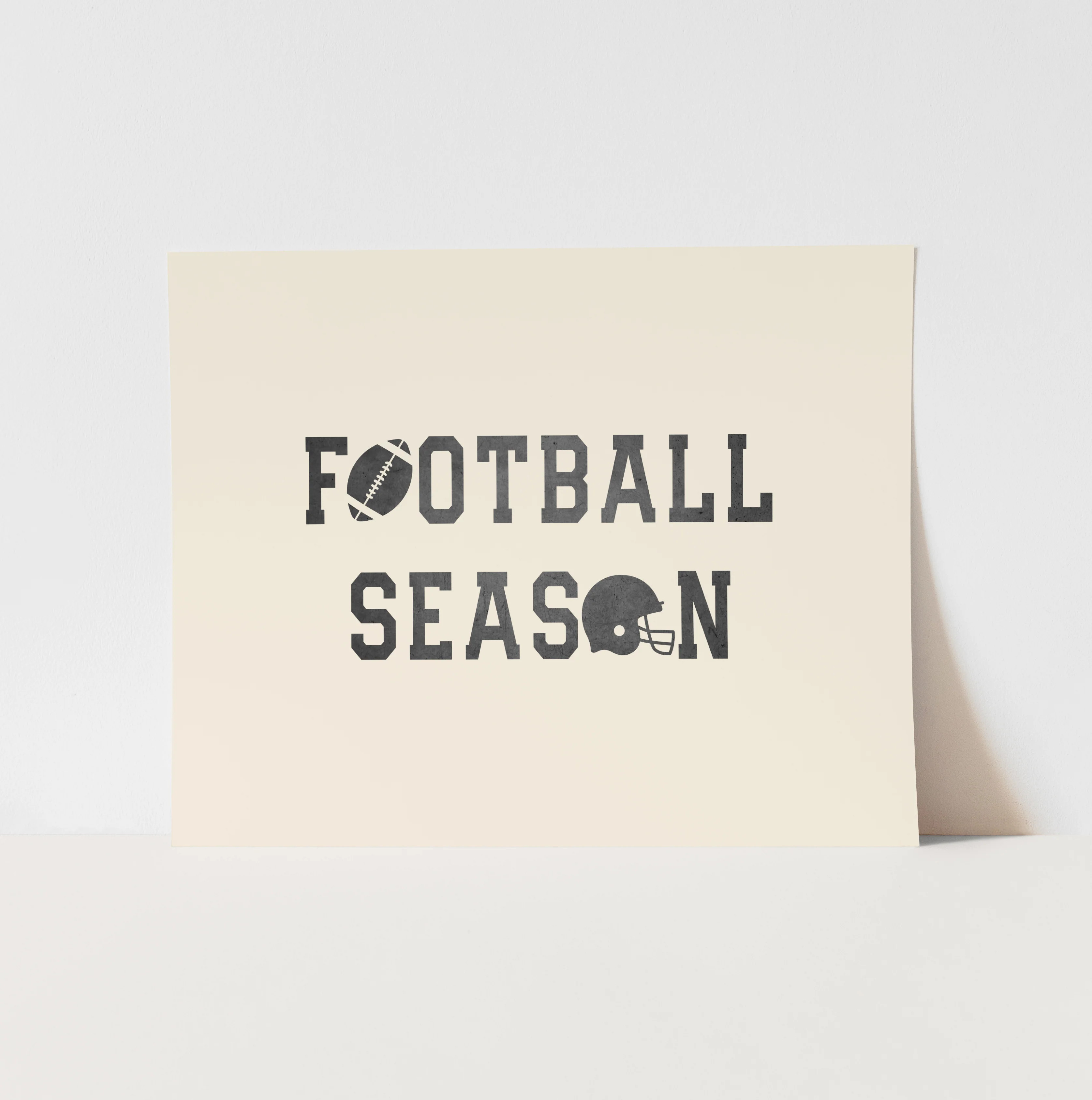 Art Print: Football Season | Hunny Prints