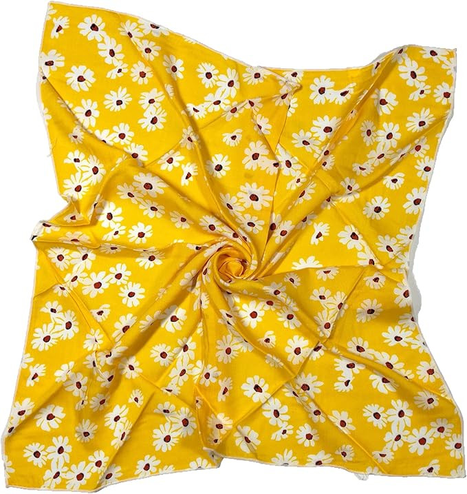 Shanlin Unisex Floral Cotton Bandanas 22x22 inch | Amazon (US)