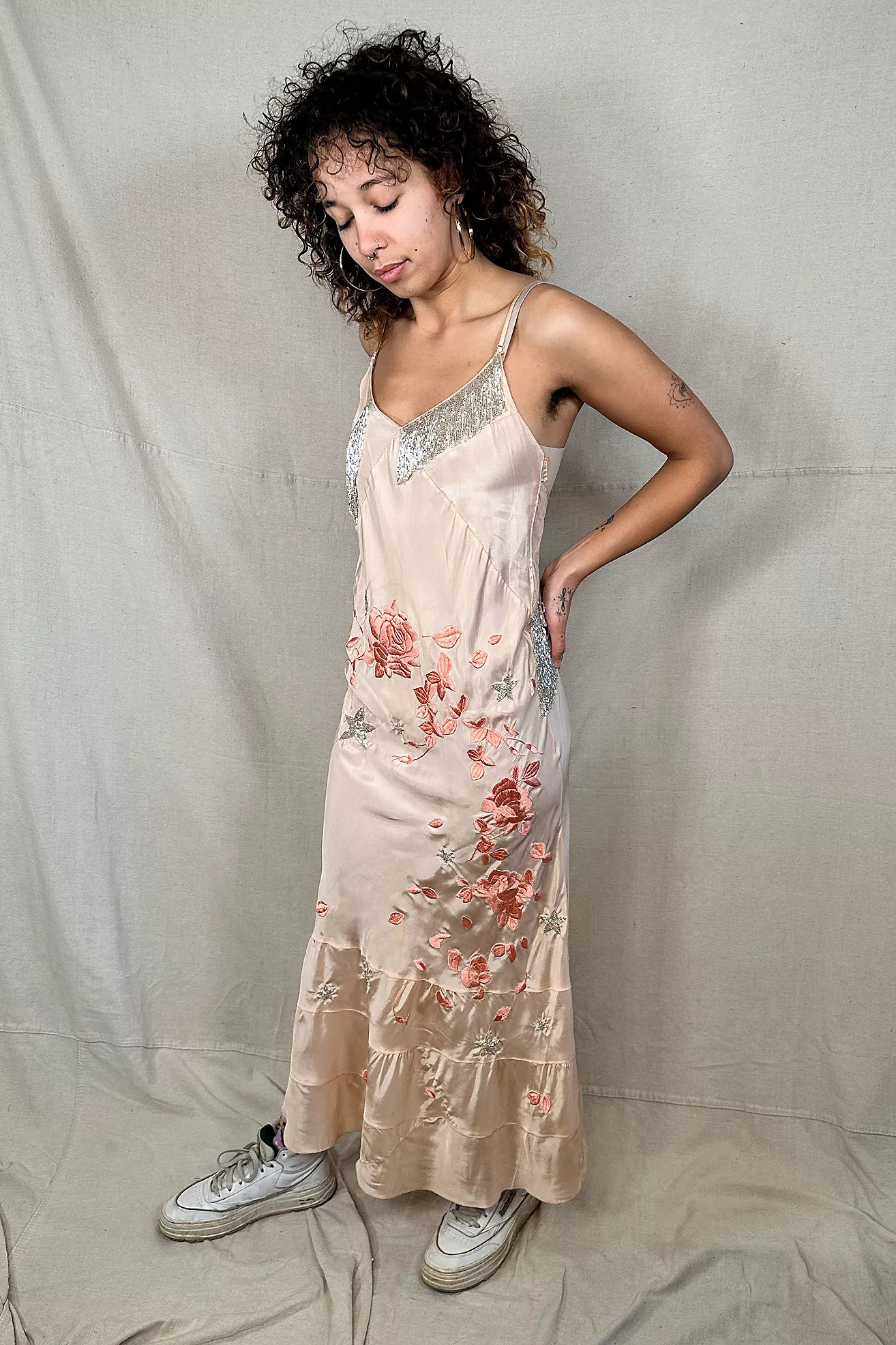 Falling Roses Tiered Slip Dress Selected by The Falls | Free People (Global - UK&FR Excluded)