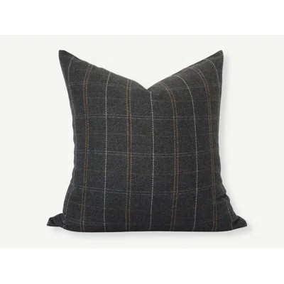 Plaid Wool Blend Pillow Cover | Wayfair Professional