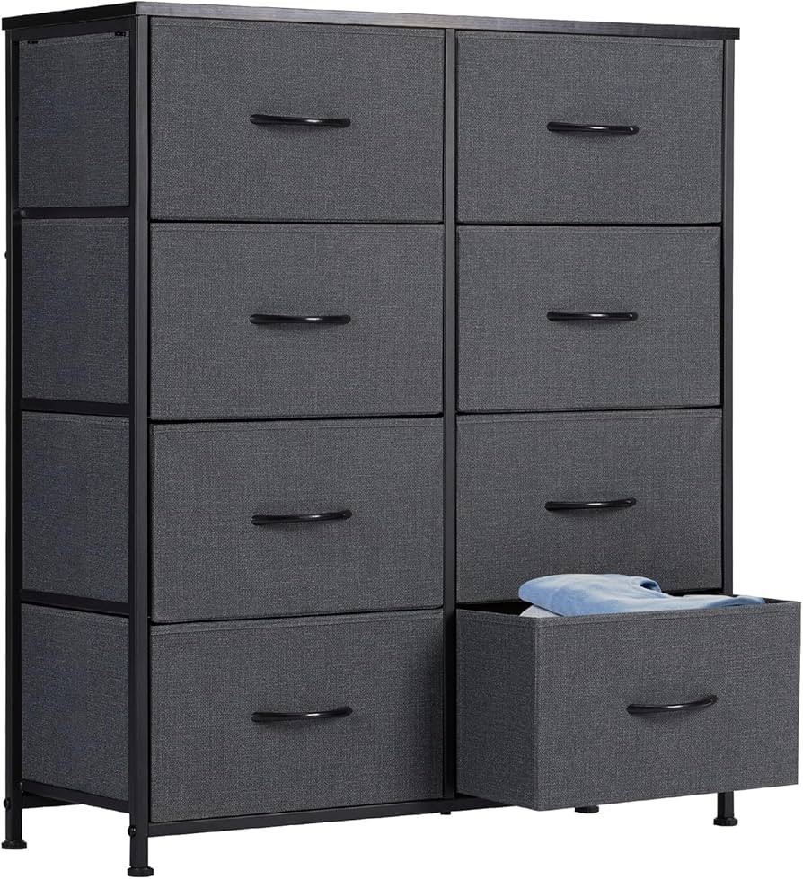 Sweetcrispy Dresser, Dresser for Bedroom Drawer Organizer Storage Drawers, Fabric Storage Tower w... | Amazon (US)