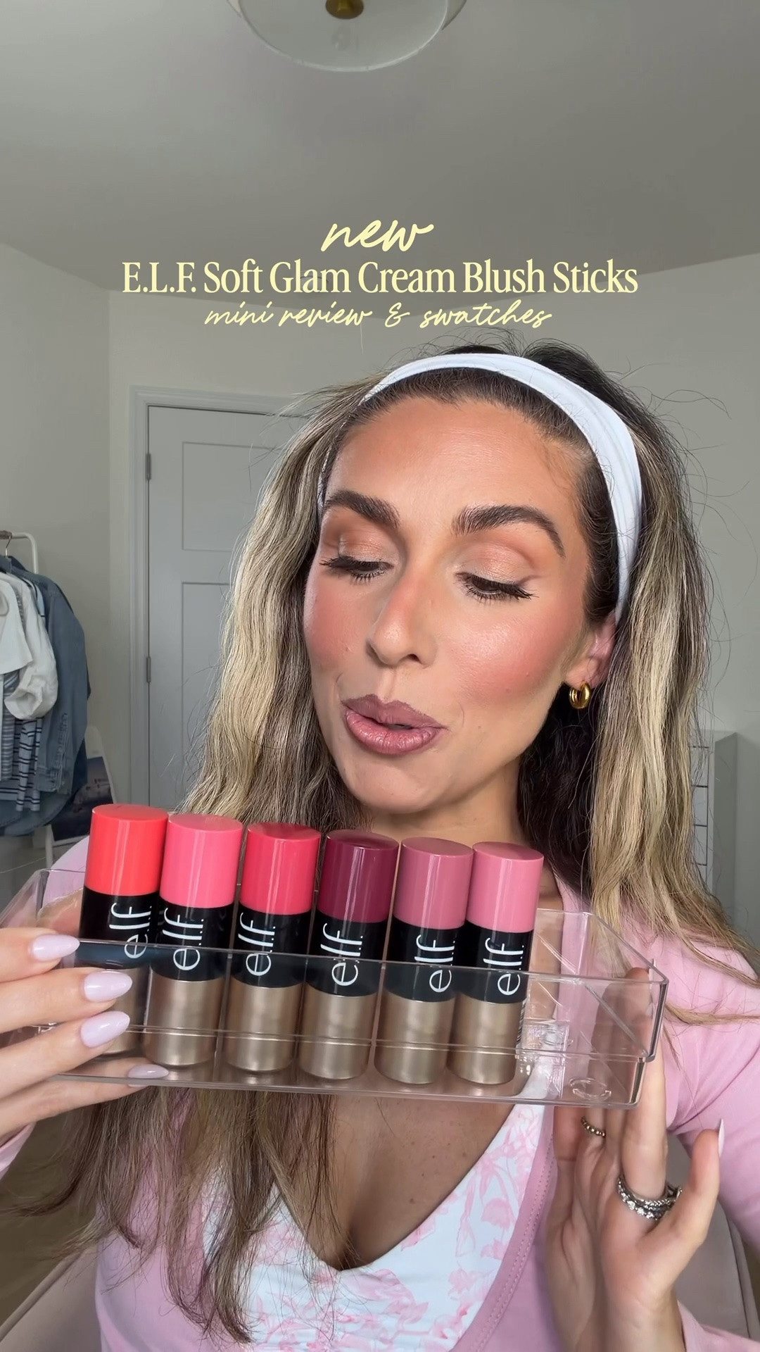 NEW E.L.F. Cosmetics Soft Glam Cream Blush Sticks ✨🤍 I love an affordable beauty find & I love a pretty blush! These are stunning and for $7 you can’t beat it. Swatching all 6 shades I was able to pick up! Let me know your favorite 😍 

Comment “BLUSH” to get all of these sent over to you directly! 💌 

#elfcosmetics #elfmakeup #elfblush #makeupreview #drugstorebeauty

#LTKgrwm #LTKBeauty #LTKselfcare