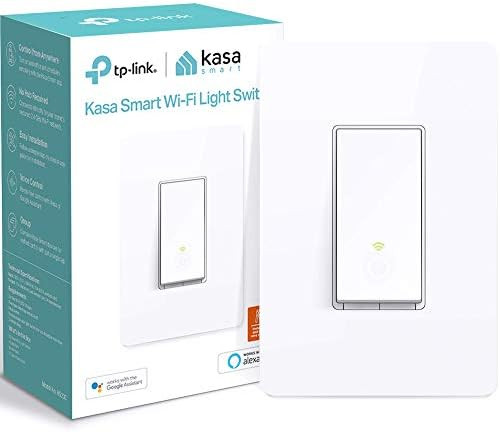 Kasa Smart Light Switch HS200, Single Pole, Needs Neutral Wire, 2.4GHz Wi-Fi Light Switch Works w... | Amazon (US)