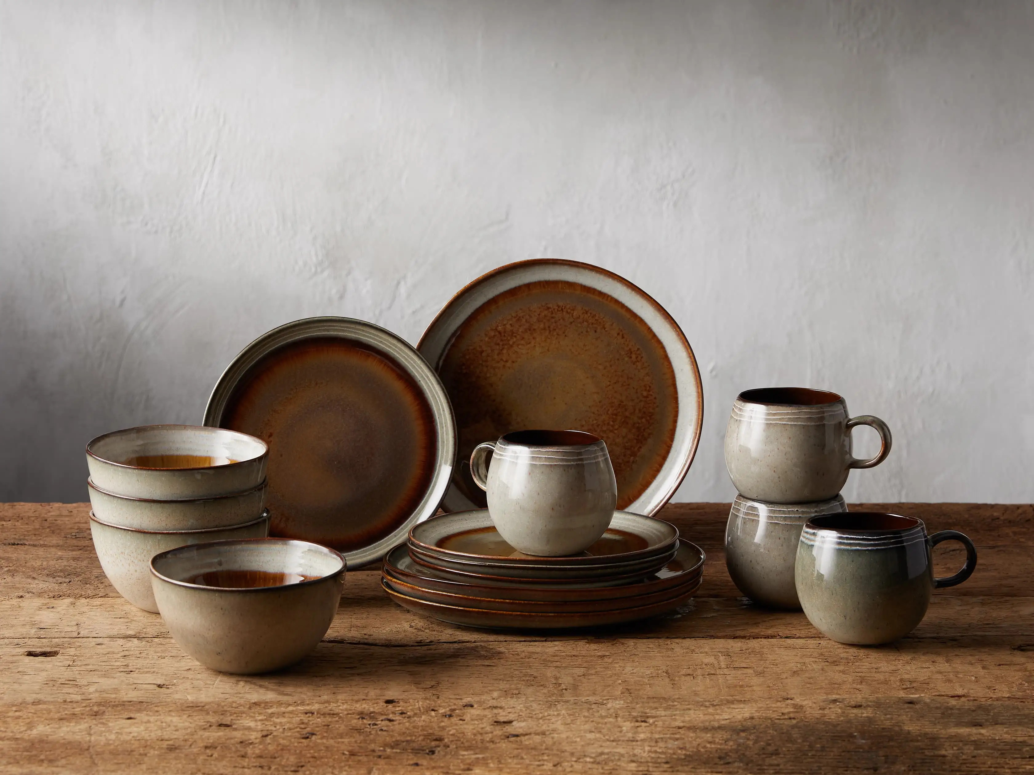 Canyon 16 Piece Set with Cereal Bowls | Arhaus