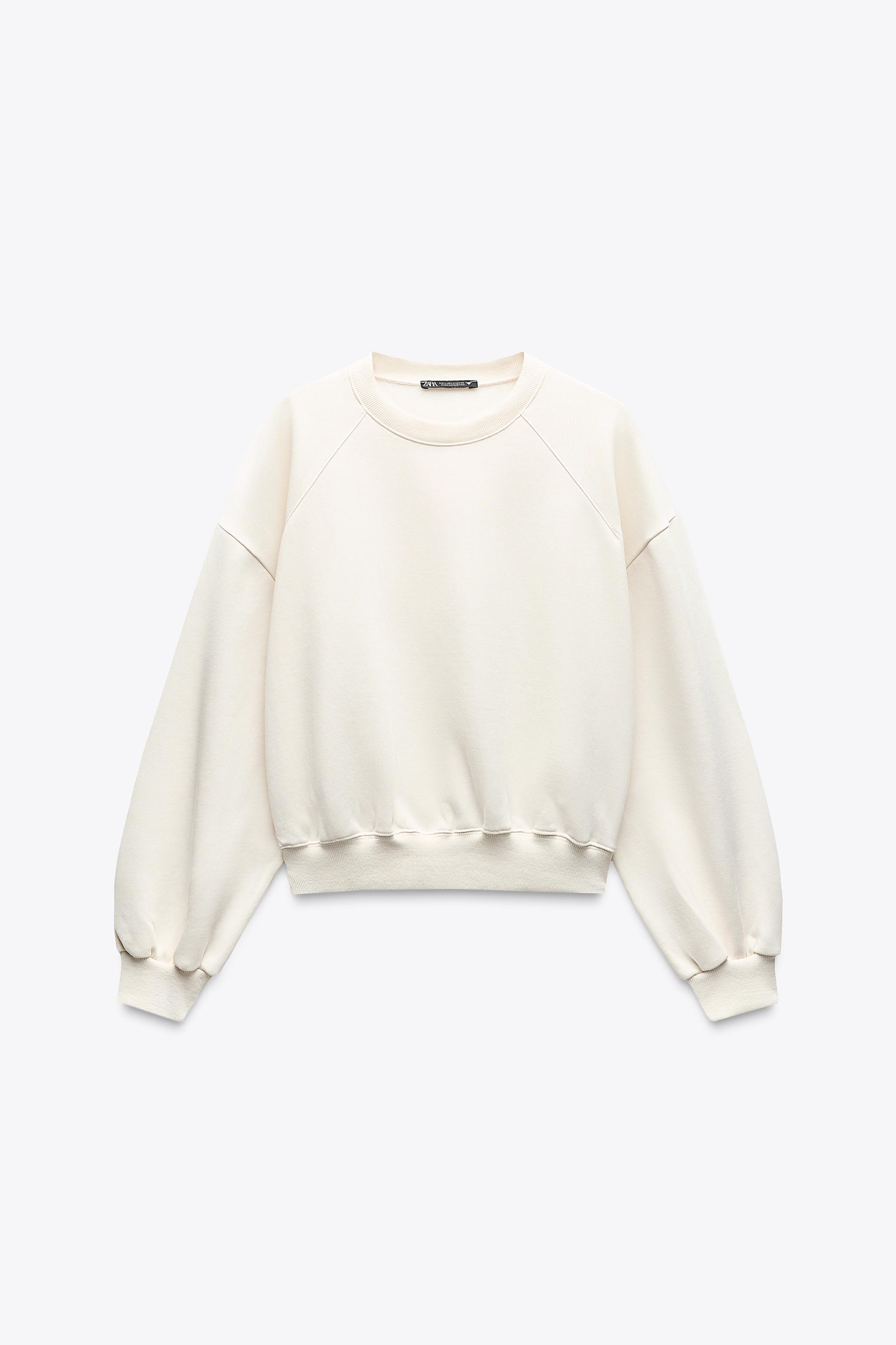 BASIC PLUSH SWEATSHIRT | Zara US