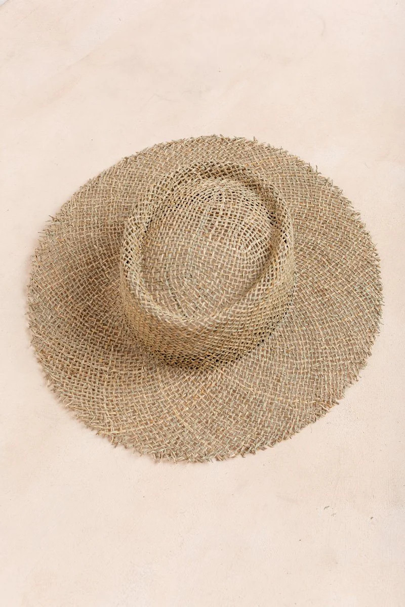 Abigail Rattan Hat | Morning Lavender